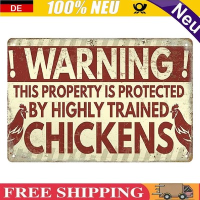 Neu Home Weatherproof Retro Chic Warning Sign Iron Painting Wall Drawing Templat