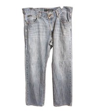 Calvin Klein Men  s Straight Leg Jeans Size 34x30 Light Wash Denim