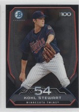 2014 Bowman Bowman's Top 100 Prospects Chrome Kohl Stewart #BTP-54 3v0