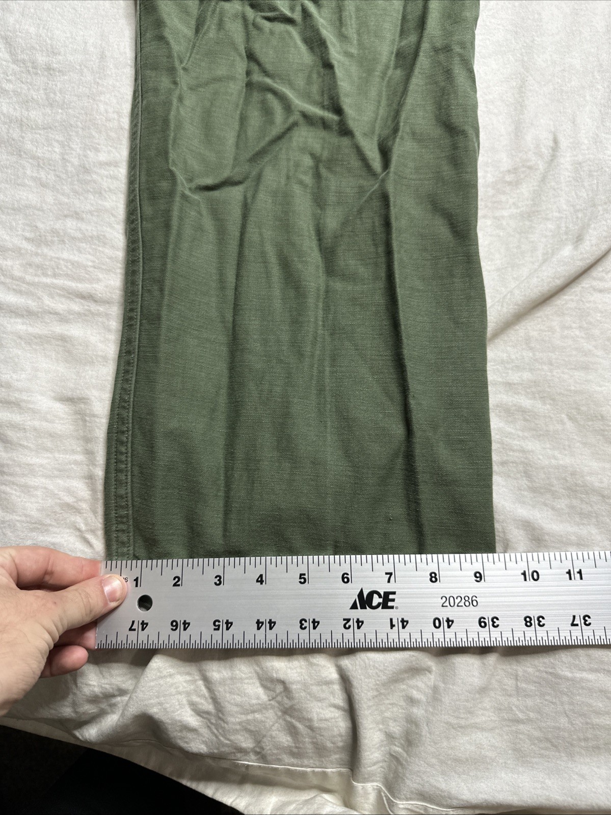 50s OG-107 Sateen Trouser Mens 1st Pattern Korean War Og 107 32X31