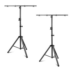 DJ Lights Stand 2 Pack, Heavy Duty DJ Stand, Portable Par Can Tripod Stage Li...