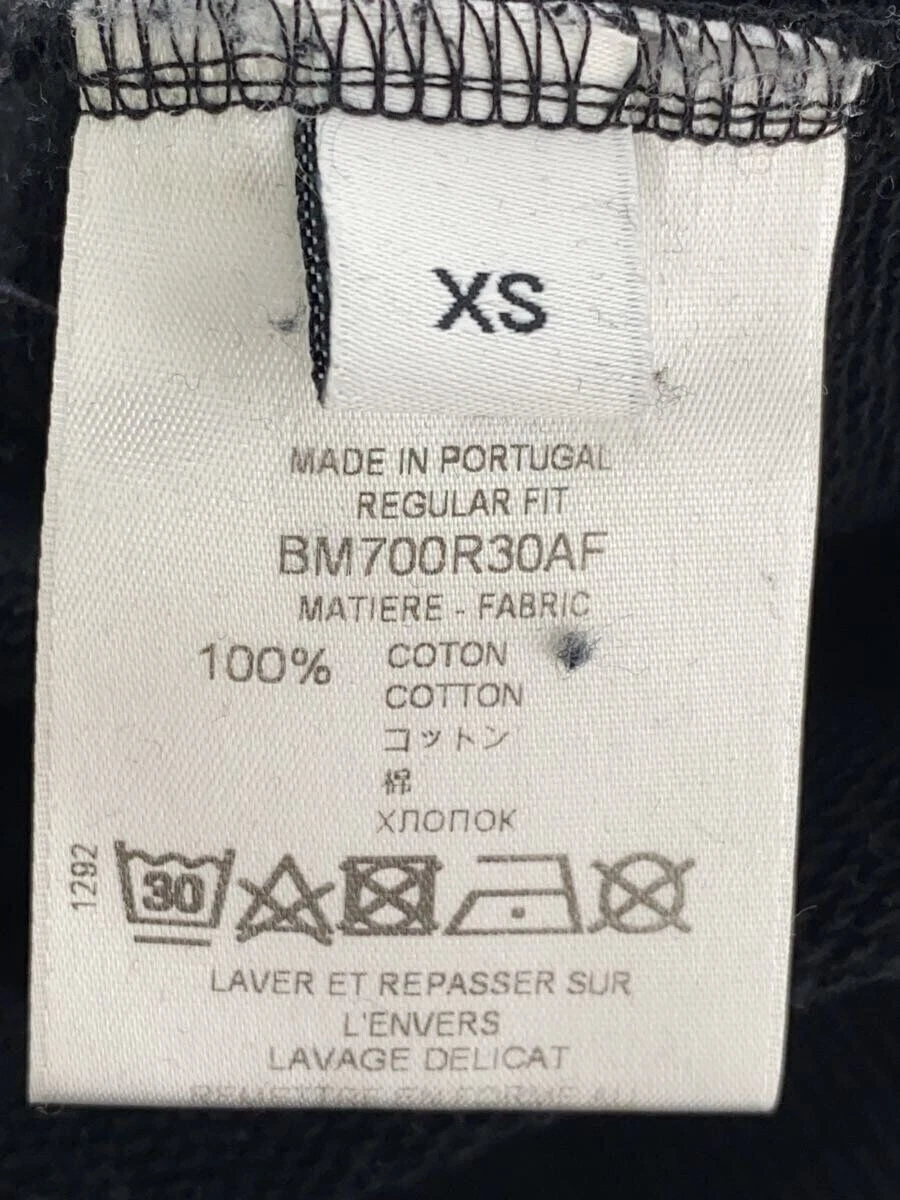 GIVENCHY Felpa con Cappuccio XS Cotone Nero BM700R30AF Usata