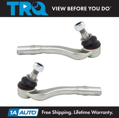 TRQ Front Outer Tie Rod Rack Steering End LH RH Kit Pair for C-Class E-Class RWD