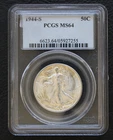 1944-S Walking Liberty Half Dollar 50¢ PCGS MS64 LVB8.59