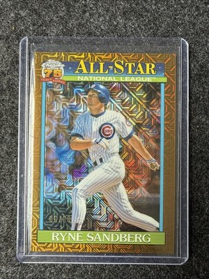 2026 Topps Series 2 Silver Pack RYNE SANDBERG Gold Refractor MOJO #06/50 CUBS