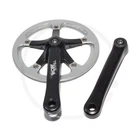 Miche Team 1 Single Speed Cranks with Rock Ring | 1/2 x 3/32" | 170mm, 39 or 44T
