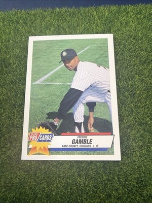 1993 Fleer ProCards Kane County Cougars 922 Freddie Gamble AQ1
