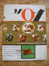 CATALOGUE/BROCHURE RAMASSEUSE PRESSE M01 SOMECA - SIMCA INDUSTRIES