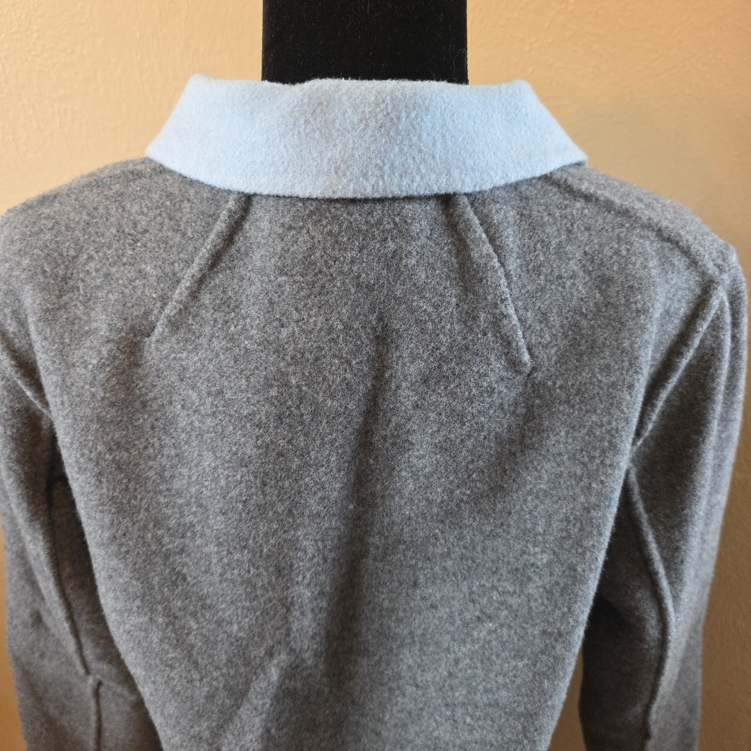 Pendleton Wool Jacket Coat Reversible Gray Light … - image 5