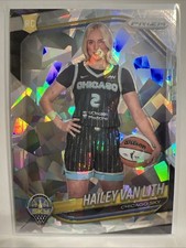 2025 WNBA Prizm Hailey Van Lith Cracked Ice #139 RC Chicago Sky