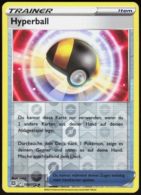 Ultra Ball 150/172 Uncommon Brilliant Stars Pokemon Reverse Holo Near Mint