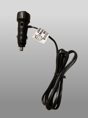 Car Cigarette Lighter Socket Plug with Power Switch, LED Light Fused Male 12V