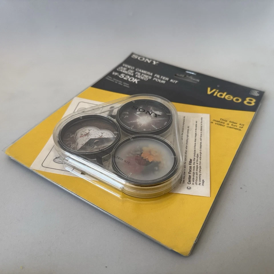 SONY VF-520K 3x Filter Kit w/ Ø 52mm f/ Video 8mm Digital 8 Hi8 Camera Camcorder - Image 4 of 4