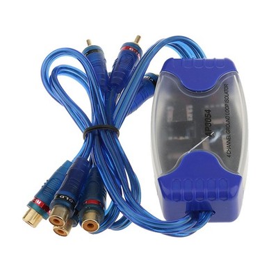 4-Kanal Ground Loop Isolator AP3054 Audio Stereo Curciut Noise Filter 4RCA