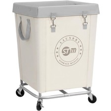 STORAGE MANIAC Commercial Laundry Hamper with Heavy Duty Steel Frame 160 L