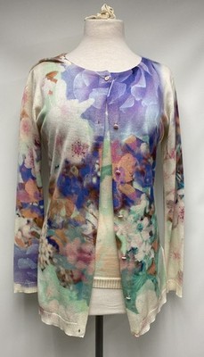 ESCADA Splendid Italian Designer Ladies Twin Sweater SZ S XS