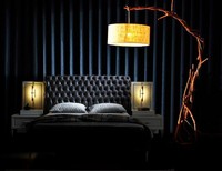 Chesterfield Schlafzimmer Komplett Bett 2X Nachttische Set Luxus MöBel 3Tlg.