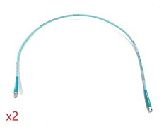 Lot of 2 2.5ft Micro-Coax DC-18 Ghz RF Test Cable UFA210A-0-0300-300300 SMA Male