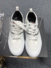 Airwalk Men’s 8 Freestyle Mid Top Sneakers BMX Skateboard Shoes White New