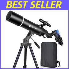 80mm Refractor Telescope for Astronomy Beginners