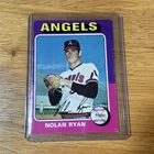 Topps 1975 Topps Nolan Ryan California Angels Base Set #500 Baseball Card