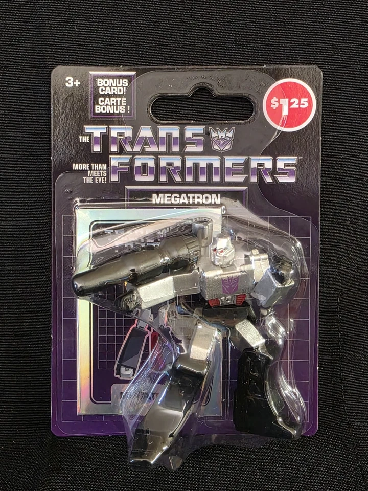 Transformers Just Play Mini Figures W/ Card Complete Set Of 5 Optimus Megatron - Image 3 of 4