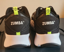 Zumba Air Stomp Remix A1F00183 Black Women's Sneakers 38 US 7 NWOB