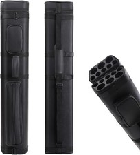 Billiard Cue Case 3x5 Hard Pool Cue Case Leatherette 3 Butts 5 Shafts Waterproof