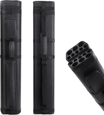 Billiard Cue Case 3x5 Hard Pool Cue Case Leatherette 3 Butts 5 Shafts Waterproof