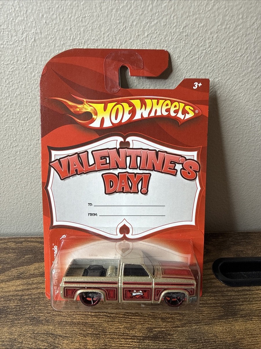 Hot Wheels 83 Chevy Silverado Valentine's Day In Protector Case | eBay
