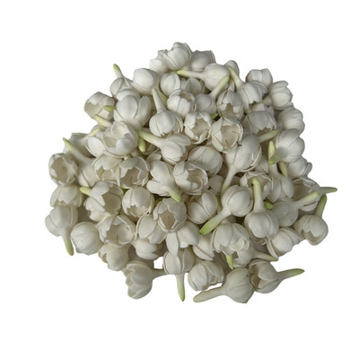 100 PCS Partially Bloomed Pikake Clay Beads 02 for Jewelry Making Craft Supplies