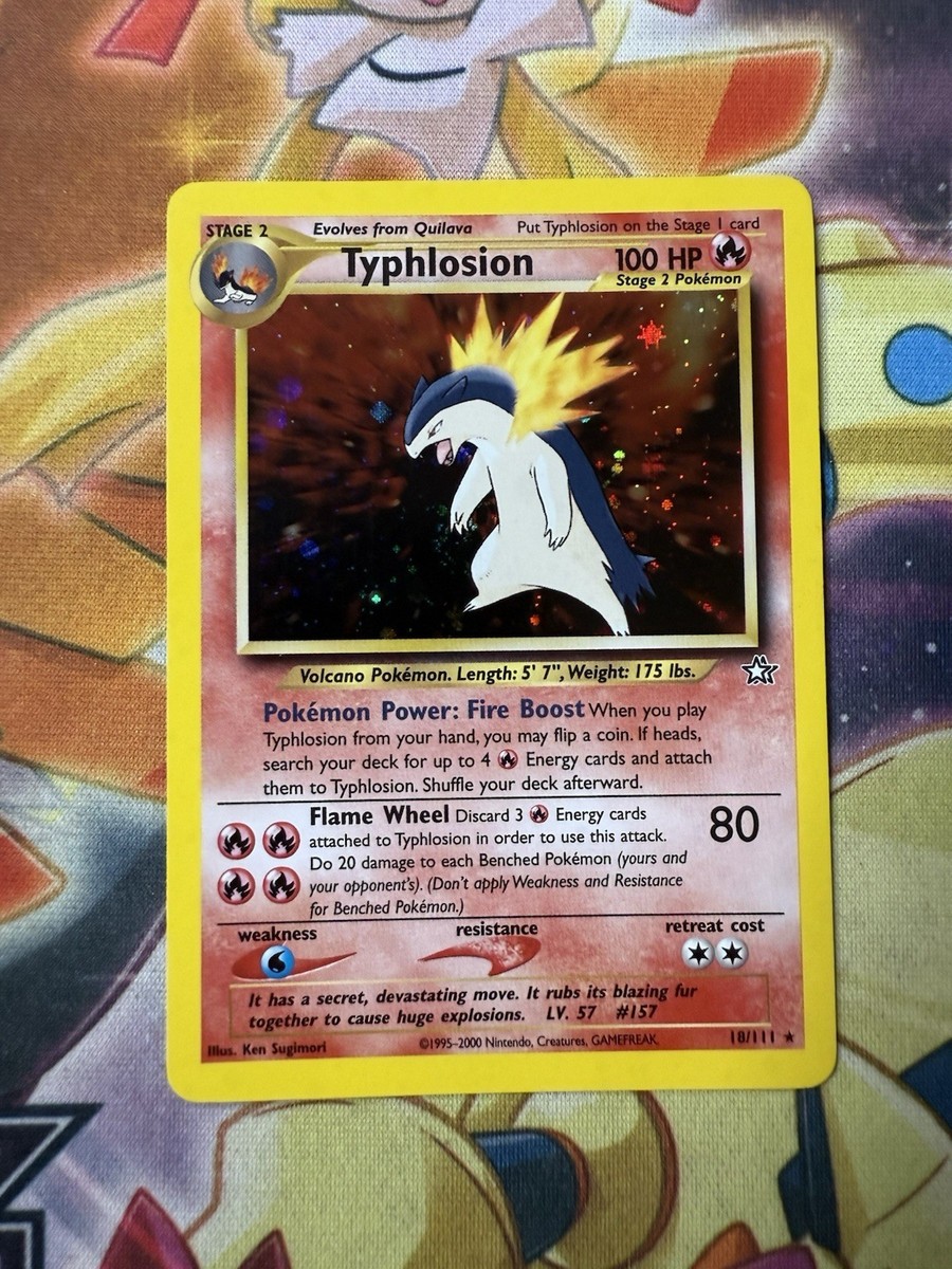 TYPHLOSION 18/111 バクフーン 英語版 ポケットモンスター TYPHLOSION 18/111 バクフーン 英語版 ポケットモンスター