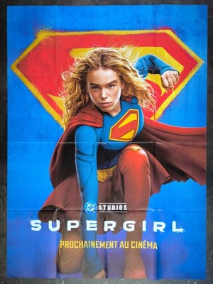 SUPERGIRL DC Comics Milly Alcock Teaser 1 ORIGINAL french LARGE movie poster
