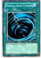 Mystical Space Typhoon - SDP-032 - Common - 1st Edition - Damaged - Starter Deck