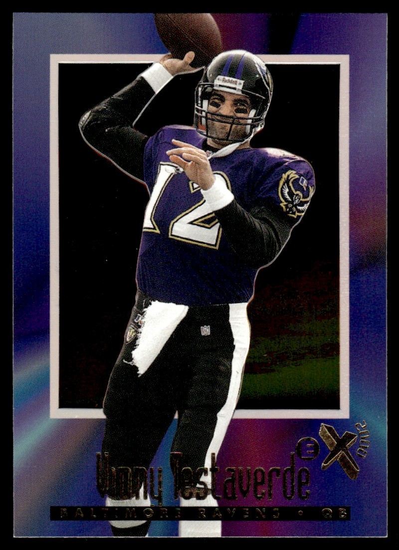 1997 SkyBox E-X2000 B Vinny Testaverde Baltimore Ravens #33