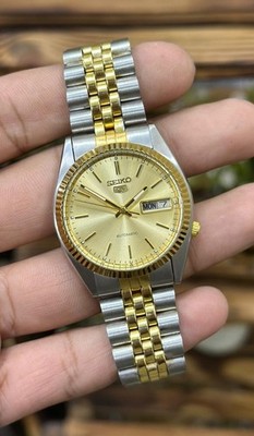 Rare seiko 5 automatic 17 jewels japan made watch for mens 7009
