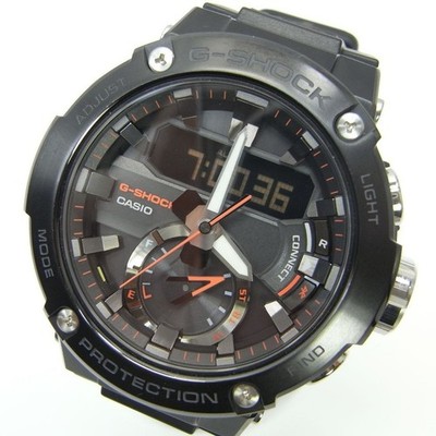 CASIO G-SHOCK GST-B200B-1AER G-STEEL Tough Solar Bluetooth Mobile Link Black Dia