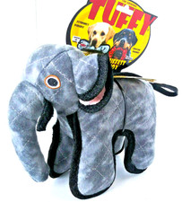 Tuffy Jr Elephant Durable Squeaky Floating Soft Tug Shake Dog Toy 10x8