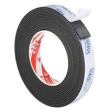 16Feet Sealing Foam Tape 20mm Wide 2mm Thick Adhesive Strip Black