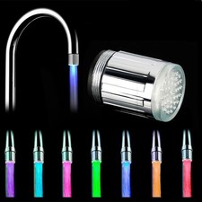 LED Faucet Light 7 Color Changing Tap Aerator Water Saving