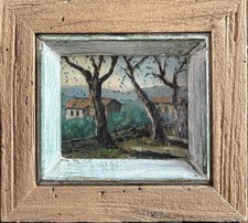 Dipinto Olio Su Tavola Giancarlo Carmignani  10x13