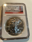 2011 s silver eagle ms69 struck at SF