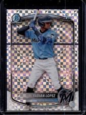 Fabian Lopez 2025 Bowman Chrome #BCP-19 X-Fractor