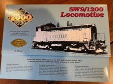 Proto 2000 Series HO Diesel Locomotive WAB #376 new in box. Not a kit.