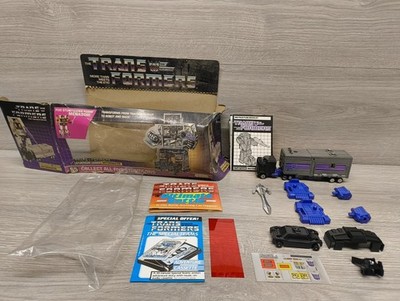 Vintage 1985 Hasbro Transformers G1 Decepticon Stunticicon Leader Motormaster