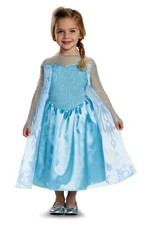 Disguise Disney Elsa Deluxe Costume with Felt Headband 2t