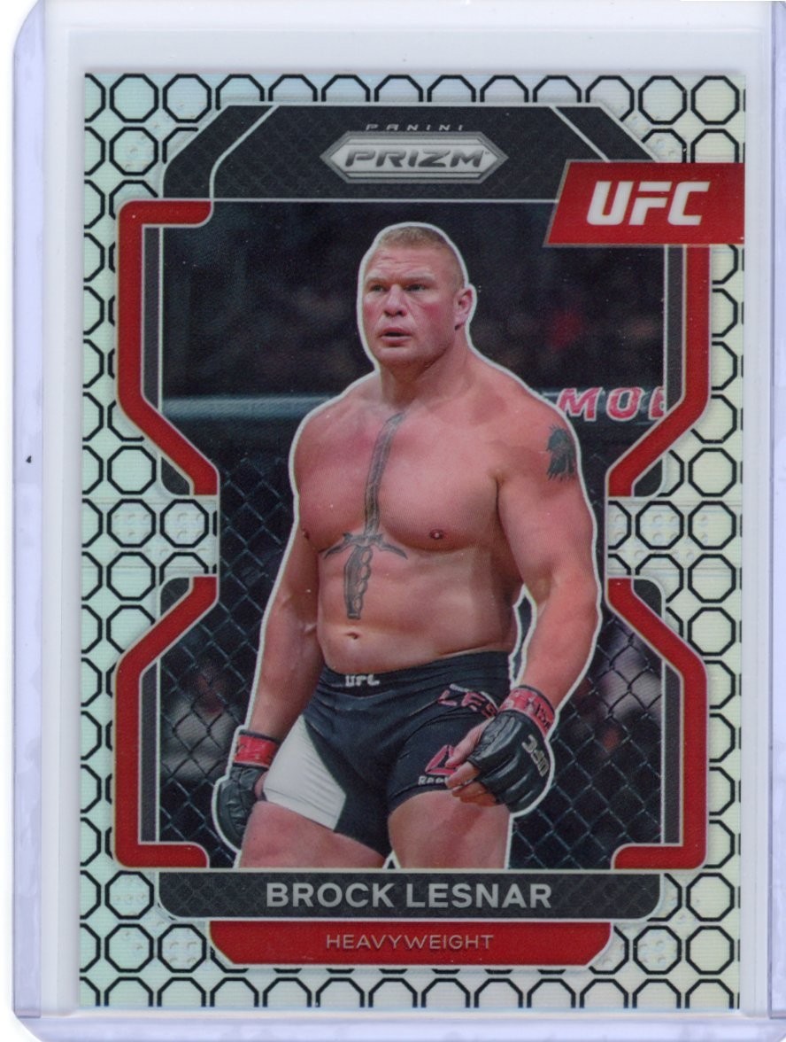 2022 Panini Prizm UFC Brock Lesnar #159 Octagon /8 SP