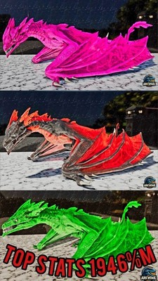  ARK Survival Ascended Lightning Wyvern New TOP STATS PVE PS5/XBOX/PC