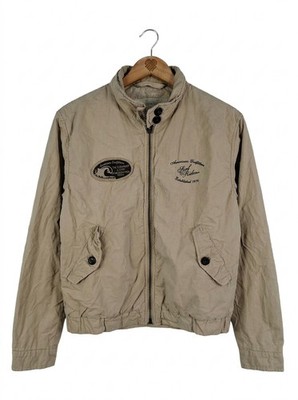 American Outfitters Leichte Jacke Kinder Gr. 116 Beige Surf Rider Baumwolle