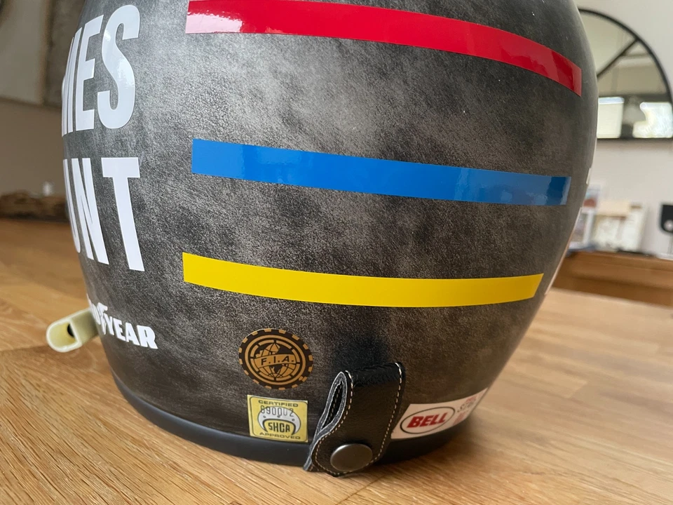 James Hunt 1:1 World Champion 1/1 Helm Helmet Formel 1 *TOP + RAR* Replika Gr. L - Bild 3 von 4